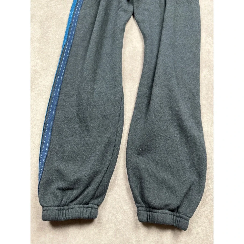 Aviator Nation Sweatpants Women XS Gray Rainbow Stripe Joggers USA Retro Sporty - Picture 7 of 12